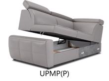Fotogalerie Menší rohová sedací souprava Nevada s rozkladem - UPMP(P)-2F(L)