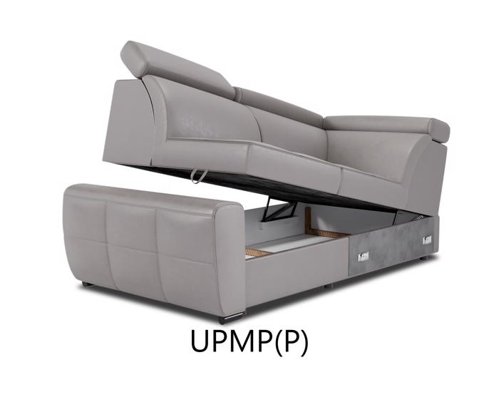 Fotogalerie Menší rohová sedací souprava Nevada s rozkladem - UPMP(P)-2F(L)