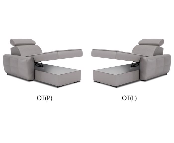 Fotogalerie Sedací souprava Nevada ve tvaru U - OT(P)-2(F)-UPML-DL