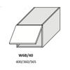 Horní skříňka výklopná 40cm - výběr kování - W6b 40 - kuchyně Carrini