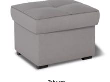 Fotogalerie Taburet Nevada - výběr potahů