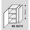 Bočnice BS 30/72 18 mm - DOUBLE SYSTEM