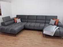 Fotogalerie Elektrická rozkládací sedací souprava do U - Elektric XL - Tmavě šedá 