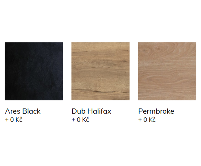 Dvířka- výběr barev.