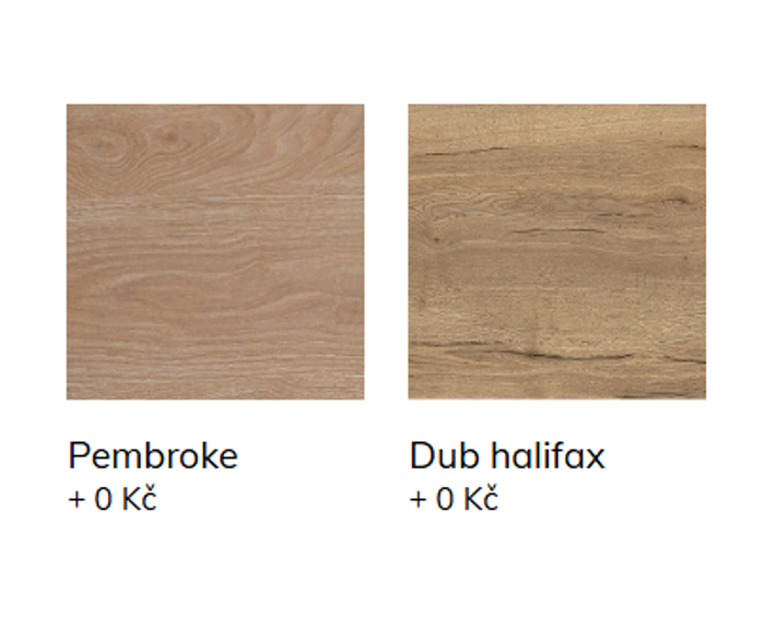 Dvířka- výběr barev.