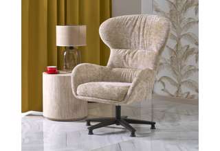 Otočné křeslo FRANCO - béžová