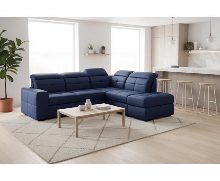 Fotogalerie Sedací souprava Kanton do L - výběr potahů - 2F-R-1-D