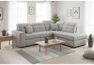 Sedací souprava Kanton do L - výběr potahů - 2F-R-1-D