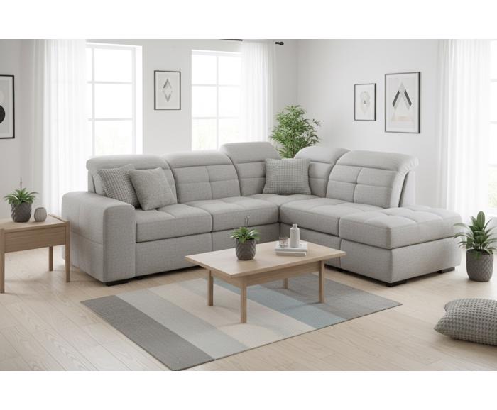 Fotogalerie Sedací souprava Kanton do L - výběr potahů - 2F-R-1-D