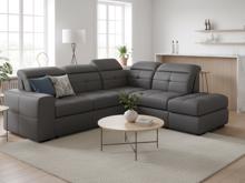 Fotogalerie Sedací souprava Kanton do L - výběr potahů - 2F-R-1-D