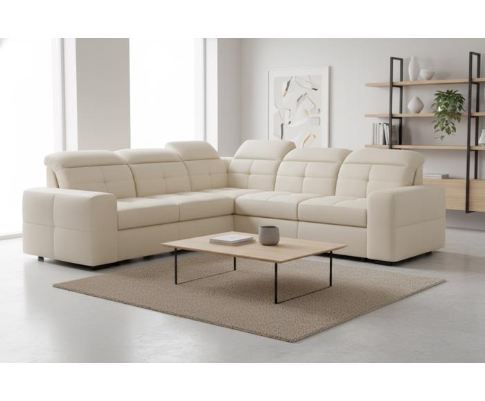 Fotogalerie Sedací souprava Kanton do L - výběr potahů - 2F-R-2