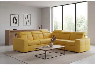 Sedací souprava Kanton do L - výběr potahů - 2F-R-2