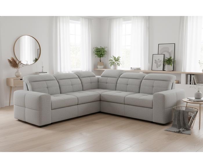 Fotogalerie Sedací souprava Kanton do L - výběr potahů - 2F-R-2