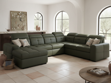 Fotogalerie Sedací souprava Kanton do U - výběr potahů - OT-2F-R-2