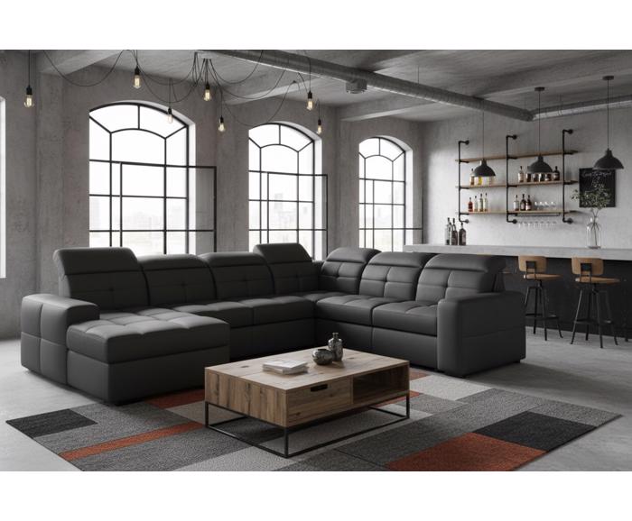 Fotogalerie Sedací souprava Kanton do U - výběr potahů - OT-2F-R-2