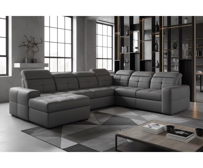 Fotogalerie Sedací souprava Kanton do U - výběr potahů - OT-2F-R-2