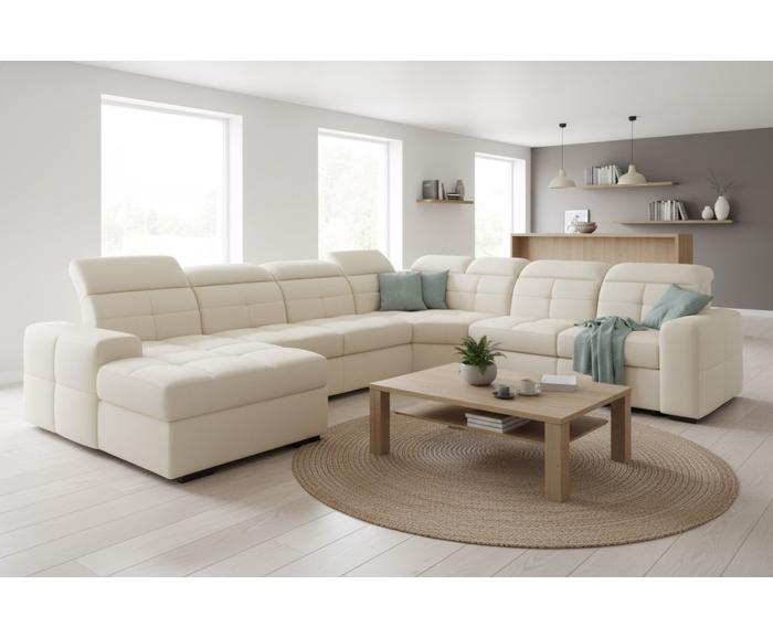 Fotogalerie Sedací souprava Kanton do U - výběr potahů - OT-2F-R-2