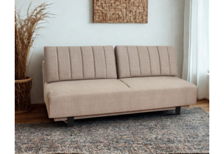 Rozkládací pohovka na každodenní spaní s úložným prostorem 140 x 200 cm - Lunaro