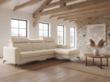 Fotogalerie Sedací souprava Madeira do L - potahy Monolith a Castel (S2FL + OTOR)