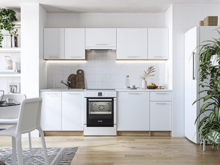 Fotogalerie Kuchyňská linka Daria 240 cm, dub sonoma/ bílá