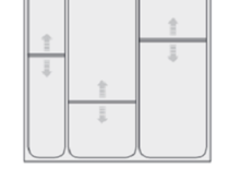 Fotogalerie Příborník do šuplíků D3A/50 - Hettich Inotech Atira