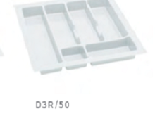 Fotogalerie Příborník do šuplíků D3R/50 - bílý - Rajs Comfort box