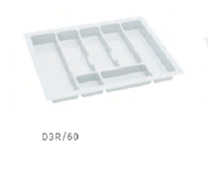 Fotogalerie Příborník do šuplíků D3R/60 - bílý - Rajs Comfort box