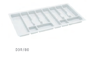 Příborník do šuplíků D3R/80 - bílý - Rajs Comfort box