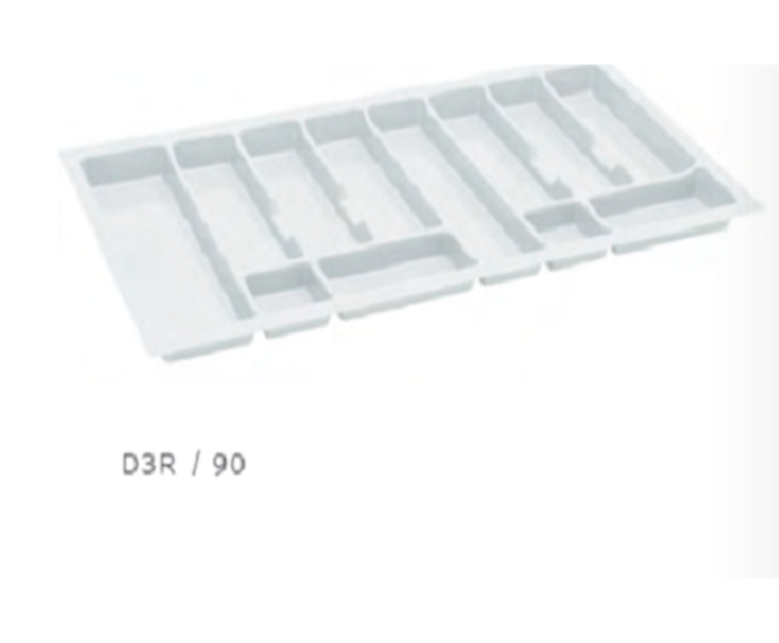 Fotogalerie Příborník do šuplíků D3R/90 - bílý - Rajs Comfort box