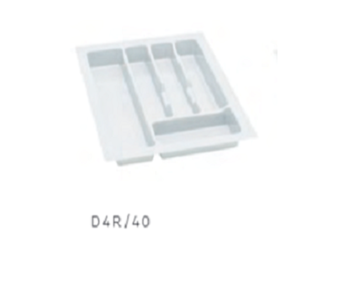 Fotogalerie Příborník do šuplíků D4R/40 - bílý - Rajs Comfort box 