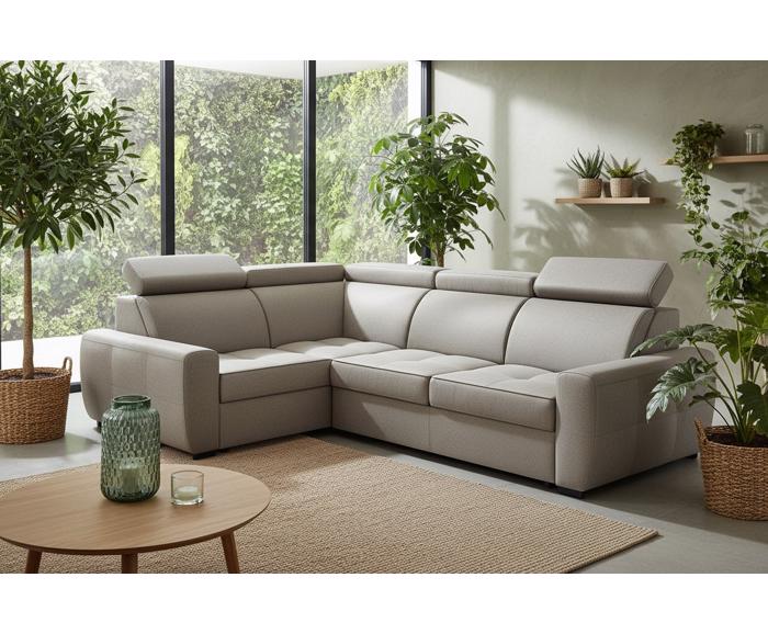 Fotogalerie Menší rohová sedací souprava Nevada s rozkladem - UPMP(P)-2F(L)