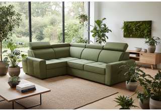 Menší rohová sedací souprava Nevada s rozkladem - UPMP(P)-2F(L)