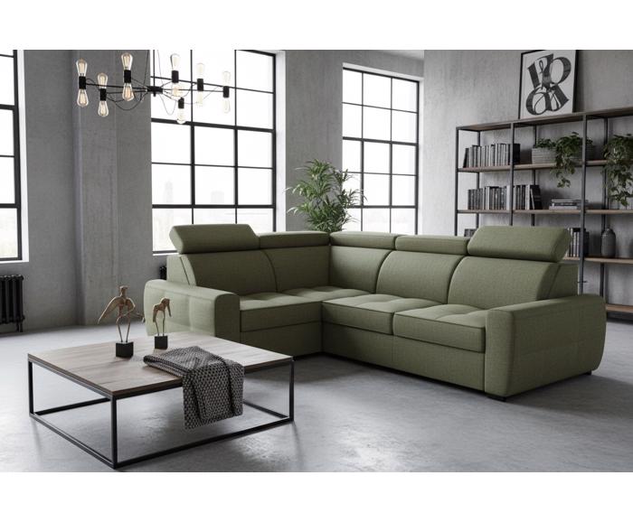 Fotogalerie Menší rohová sedací souprava Nevada s rozkladem - UPMP(P)-2F(L)