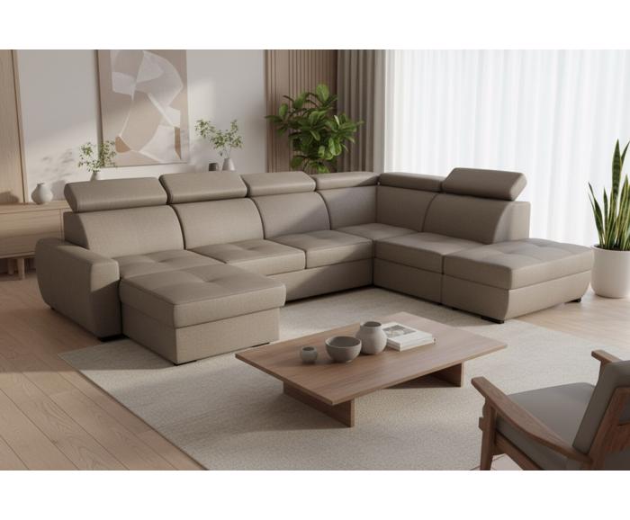 Fotogalerie Sedací souprava Nevada ve tvaru U - OT(P)-2(F)-UPML-DL