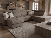 Fotogalerie Sedací souprava Nevada ve tvaru U - OT(P)-2(F)-UPML-DL