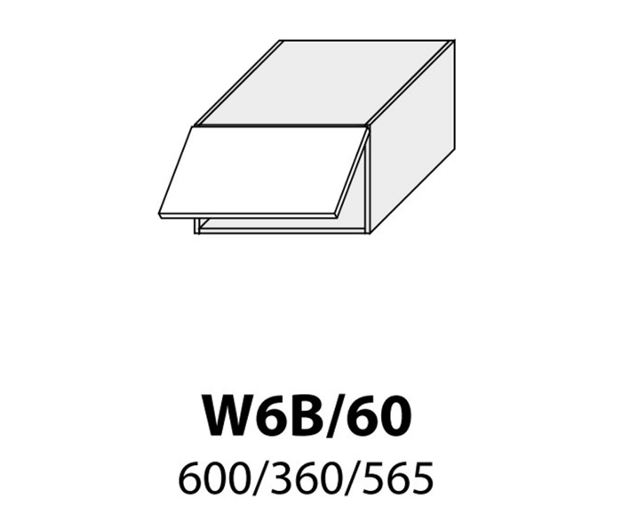 Fotogalerie Horní skříňka hluboká výklopná 60cm - výběr kování - W6b 60 - kuchyně Viano