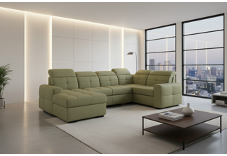 Sedací souprava Kanton do U - výběr potahů - OT-2F-R-1