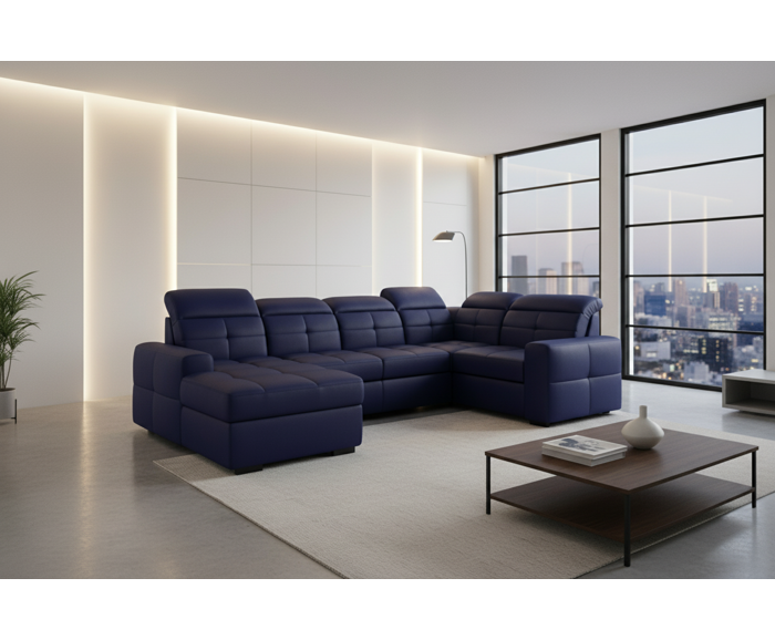 Fotogalerie Sedací souprava Kanton do U - výběr potahů - OT-2F-R-1