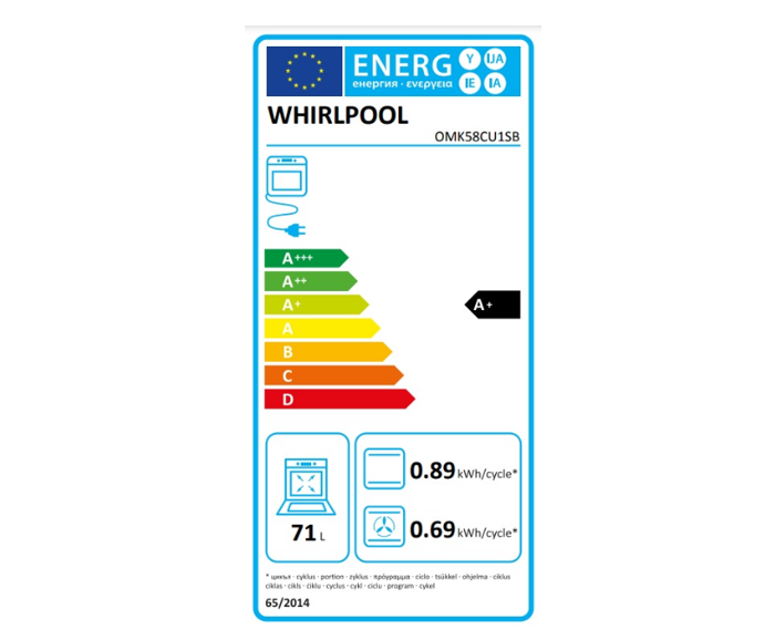 Fotogalerie Vestavná multifunkční trouba Whirlpool - OMK58CU1SB