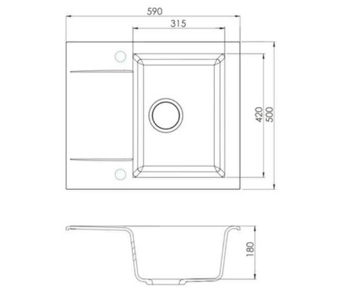 Fotogalerie Granitový kuchyňský dřez Alveus - GEM 20