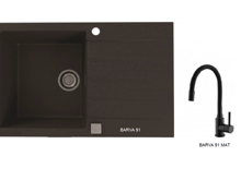 Fotogalerie Dřezový set Alveus: dřez Cadit 20 + baterie Mintas - výběr barev