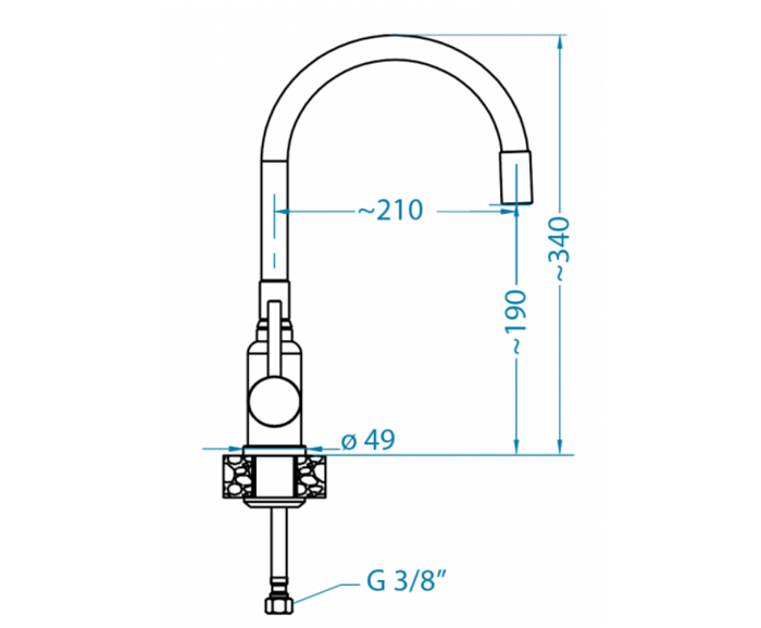 Fotogalerie Kuchyňská baterie Alveus - Mintas - výběr barev