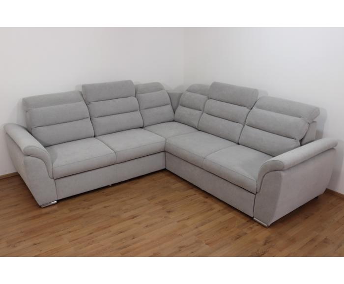 Rohová rozkládací sedací souprava Medium - Šedá - Pravá