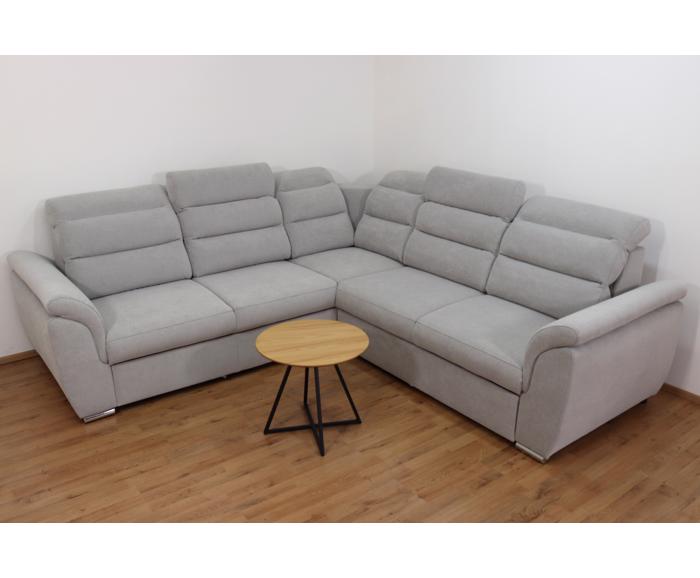 Rohová rozkládací sedací souprava Medium - Šedá - Pravá