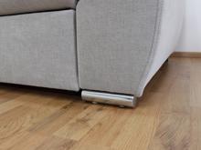 Fotogalerie Rohová rozkládací sedací souprava Medium - Šedá - Pravá 