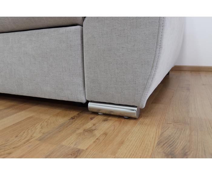 Rohová rozkládací sedací souprava Medium - Šedá - Pravá