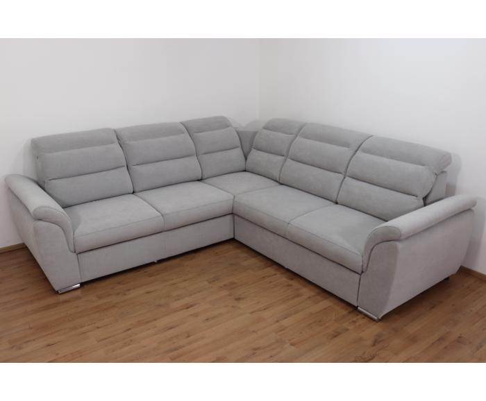 Rohová rozkládací sedací souprava Medium - Šedá - Pravá