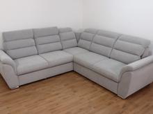 Fotogalerie Rohová rozkládací sedací souprava Medium - Šedá - Pravá 