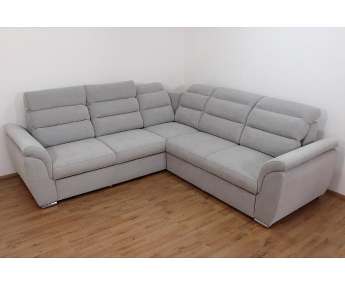 Rohová rozkládací sedací souprava Medium - Šedá - Pravá