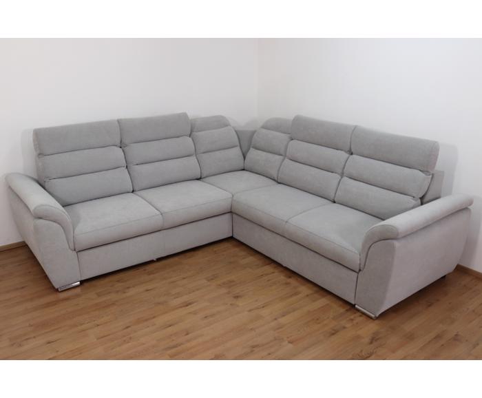 Rohová rozkládací sedací souprava Medium - Šedá - Pravá